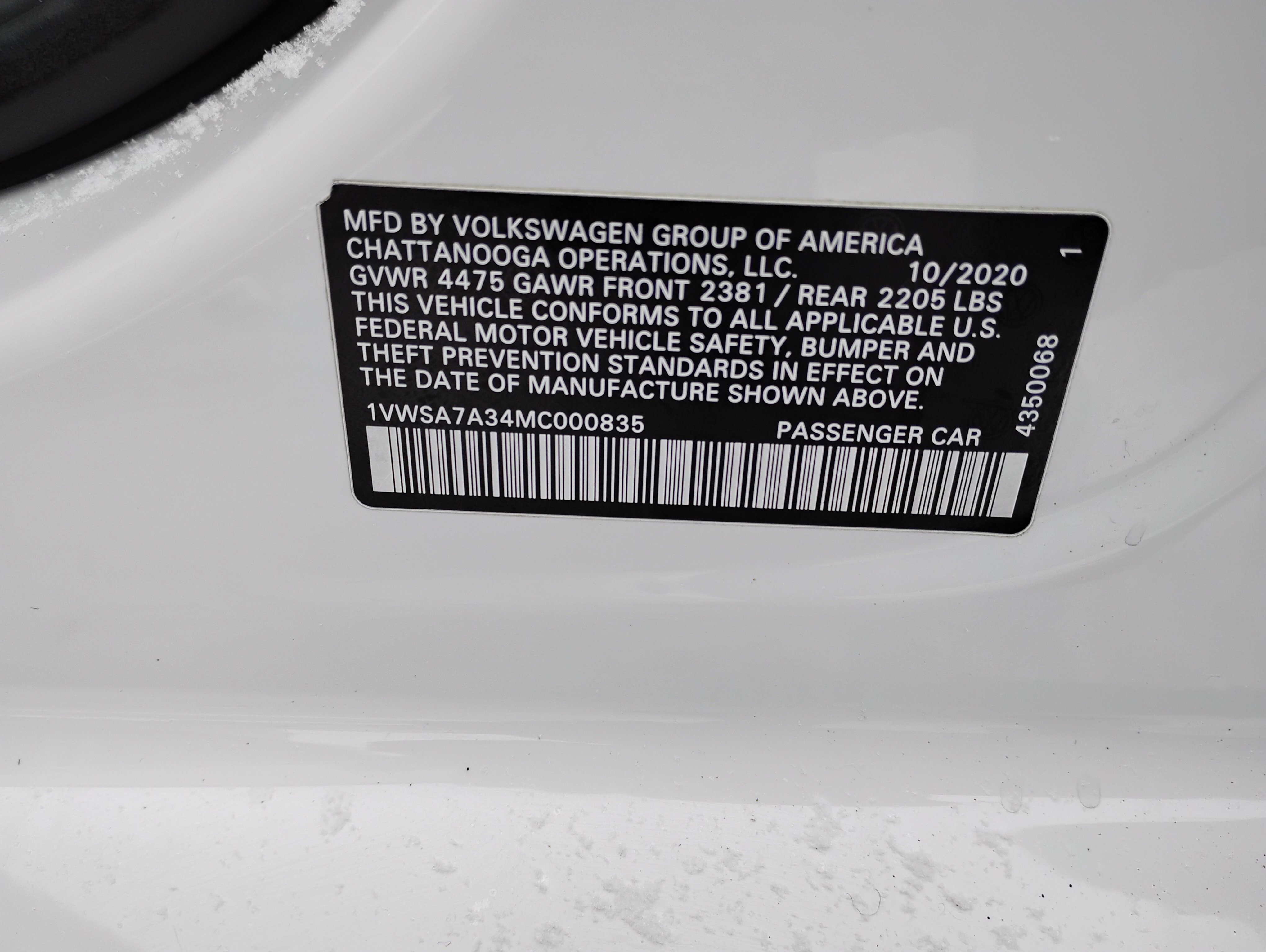 Used 2021 Volkswagen Passat 2.0T SE image 36