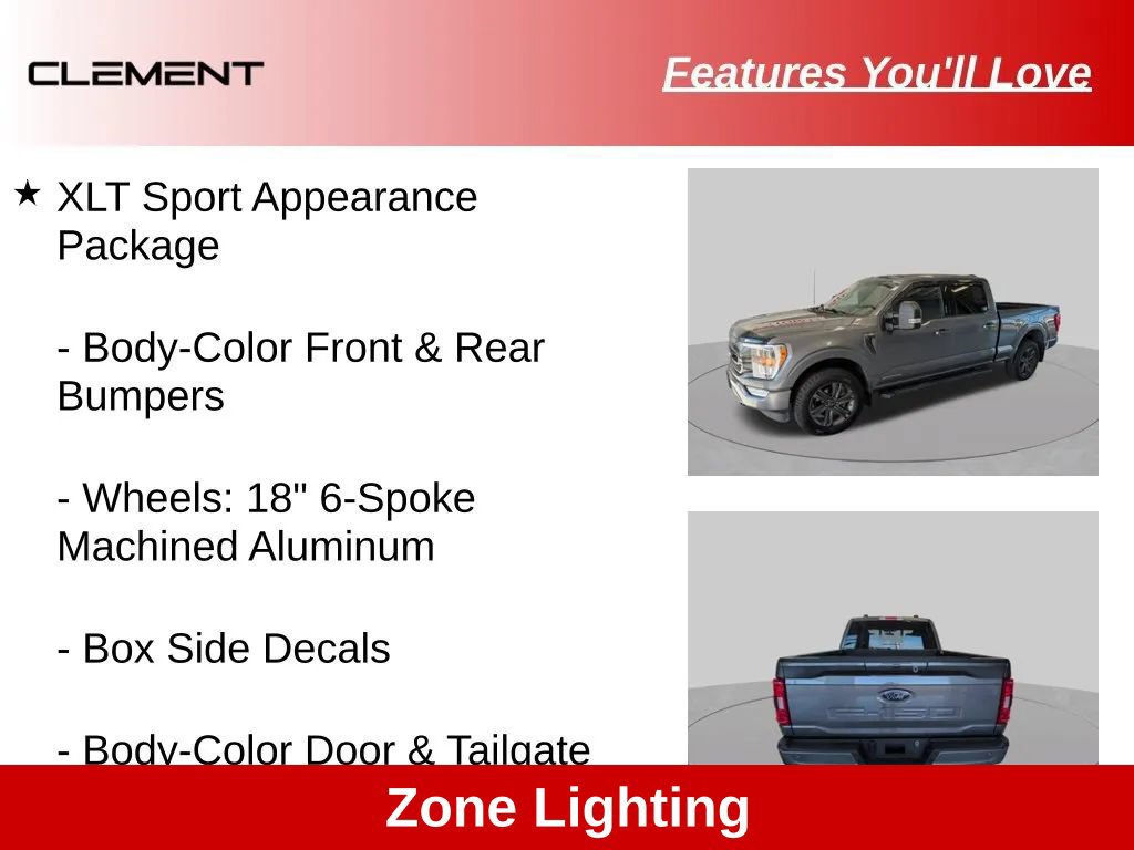 Used 2023 Ford F150 XLT w/ Equipment Group 302A High AWD/4WD image 58