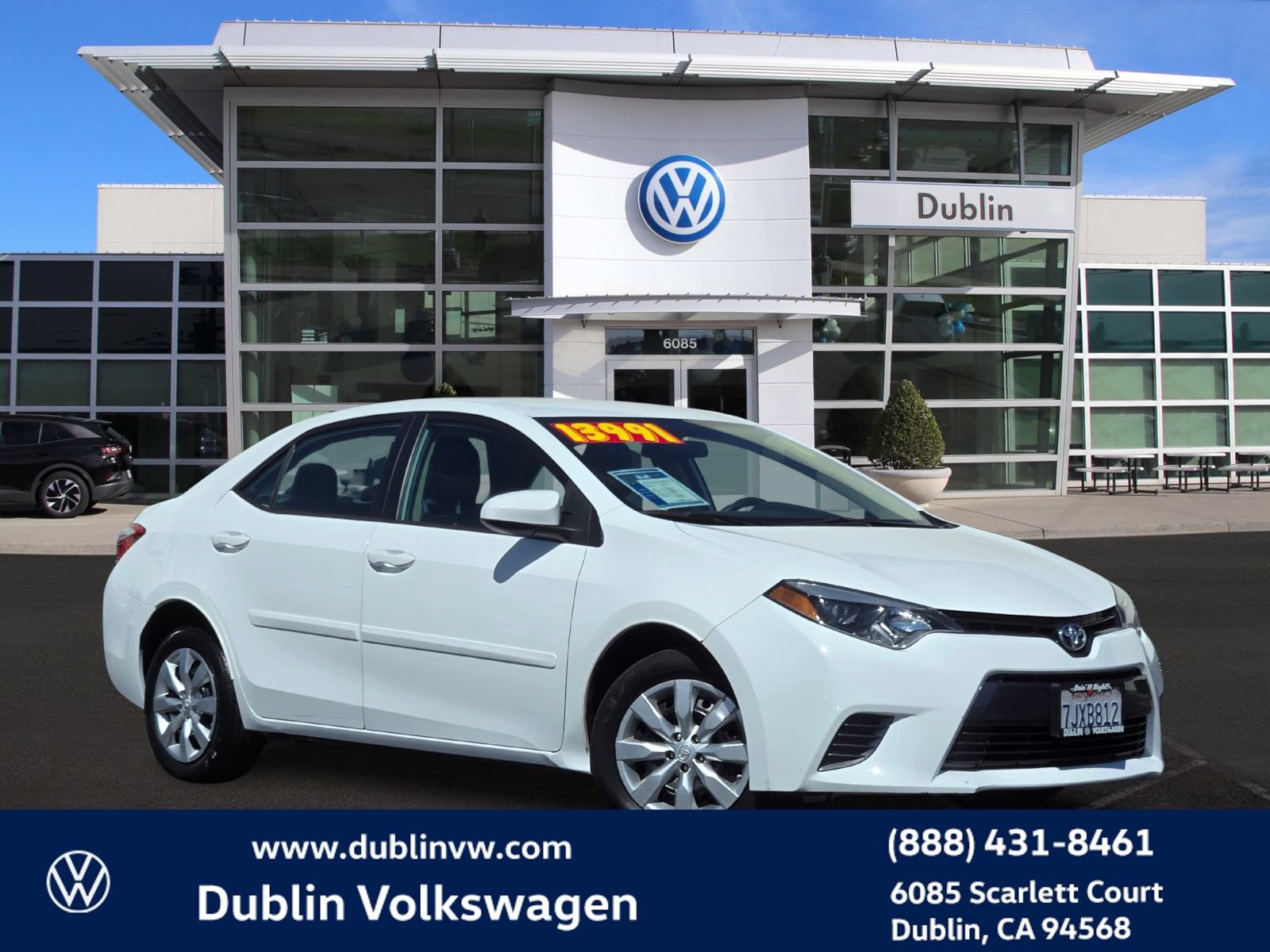 Used 2015 Toyota Corolla LE w/ Body Protection Package #2