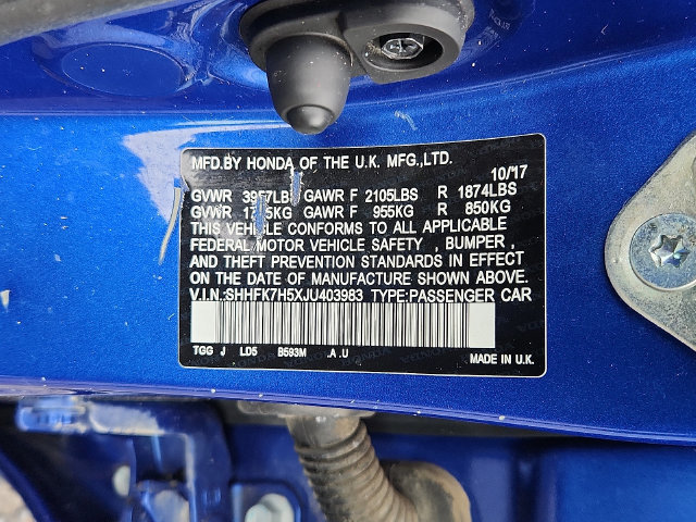 Used 2018 Honda Civic EX image 28