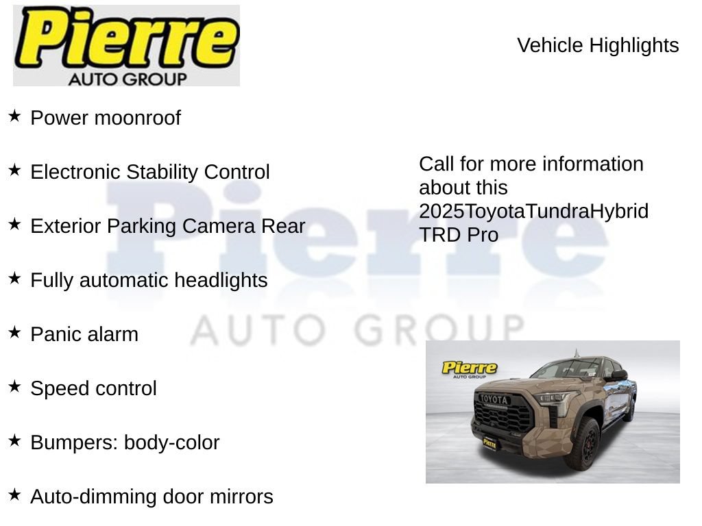 Used 2025 Toyota Tundra TRD Pro AWD/4WD image 14