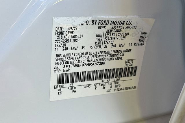 Used 2022 Ford Maverick XL w/ Equipment Group 100A Standard image 29