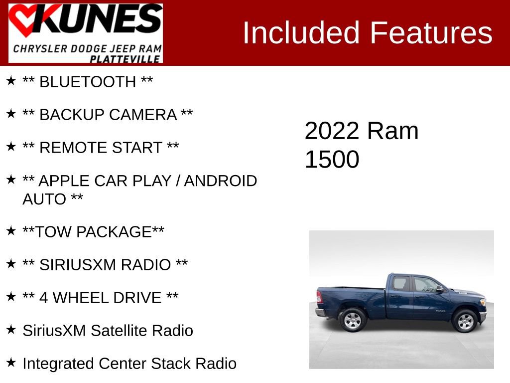 Used 2022 RAM 1500 Big Horn AWD/4WD image 2