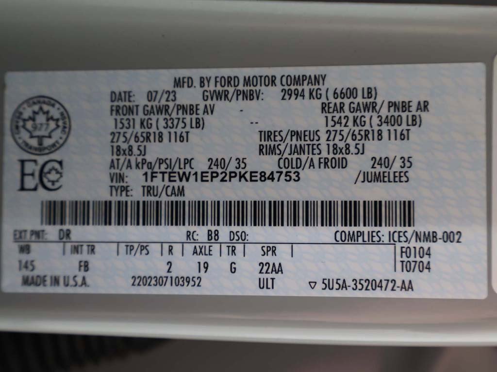 Used 2023 Ford F150 XLT w/ Equipment Group 301A Mid image 53