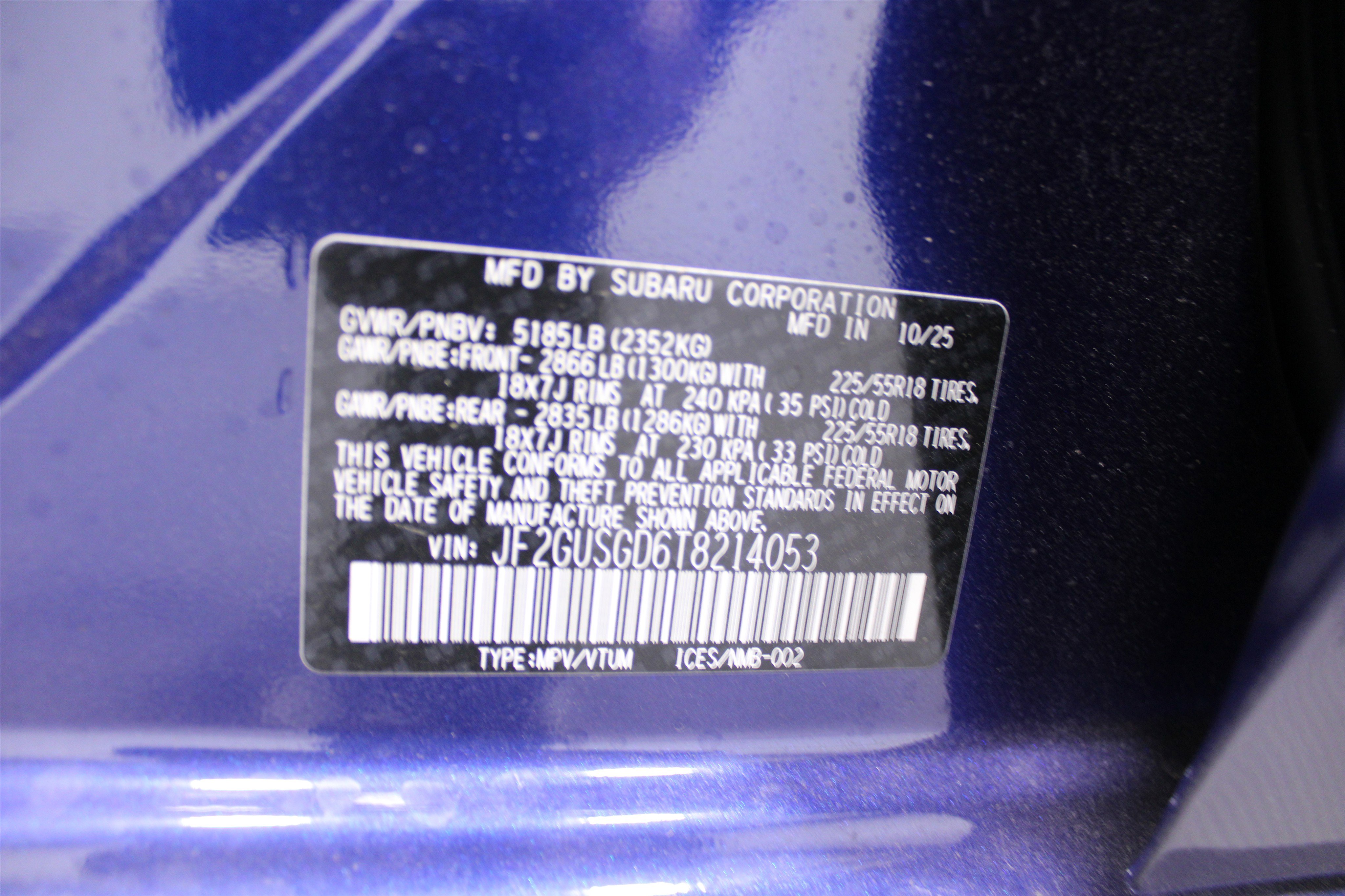 New 2026 Subaru Crosstrek 2.5i Sport w/ Crosstrek Mirror Package image 35