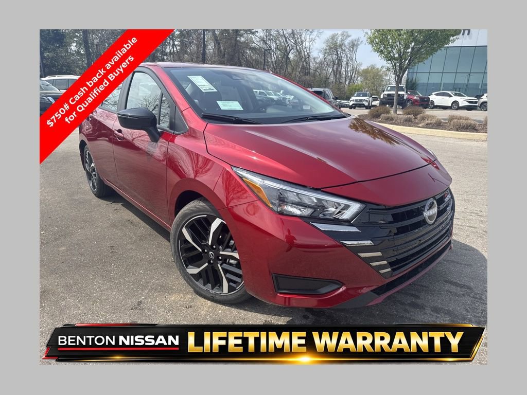 New 2025 Nissan Versa SR w/ Trunk Package FWD image 1