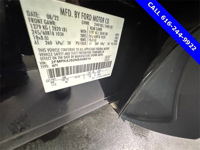 Used 2022 Ford Edge SEL w/ Sport Appearance Package image 26