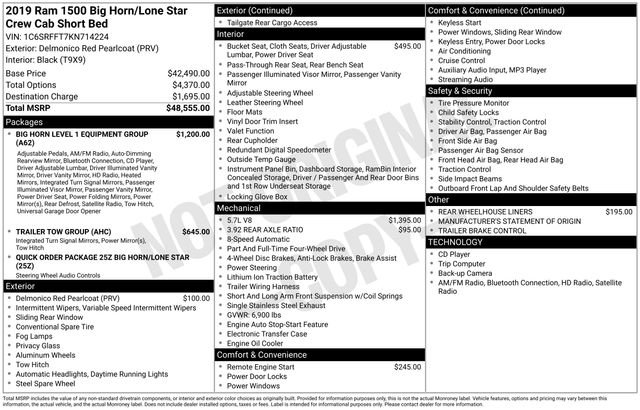 Certified 2019 RAM 1500 Big Horn video 4