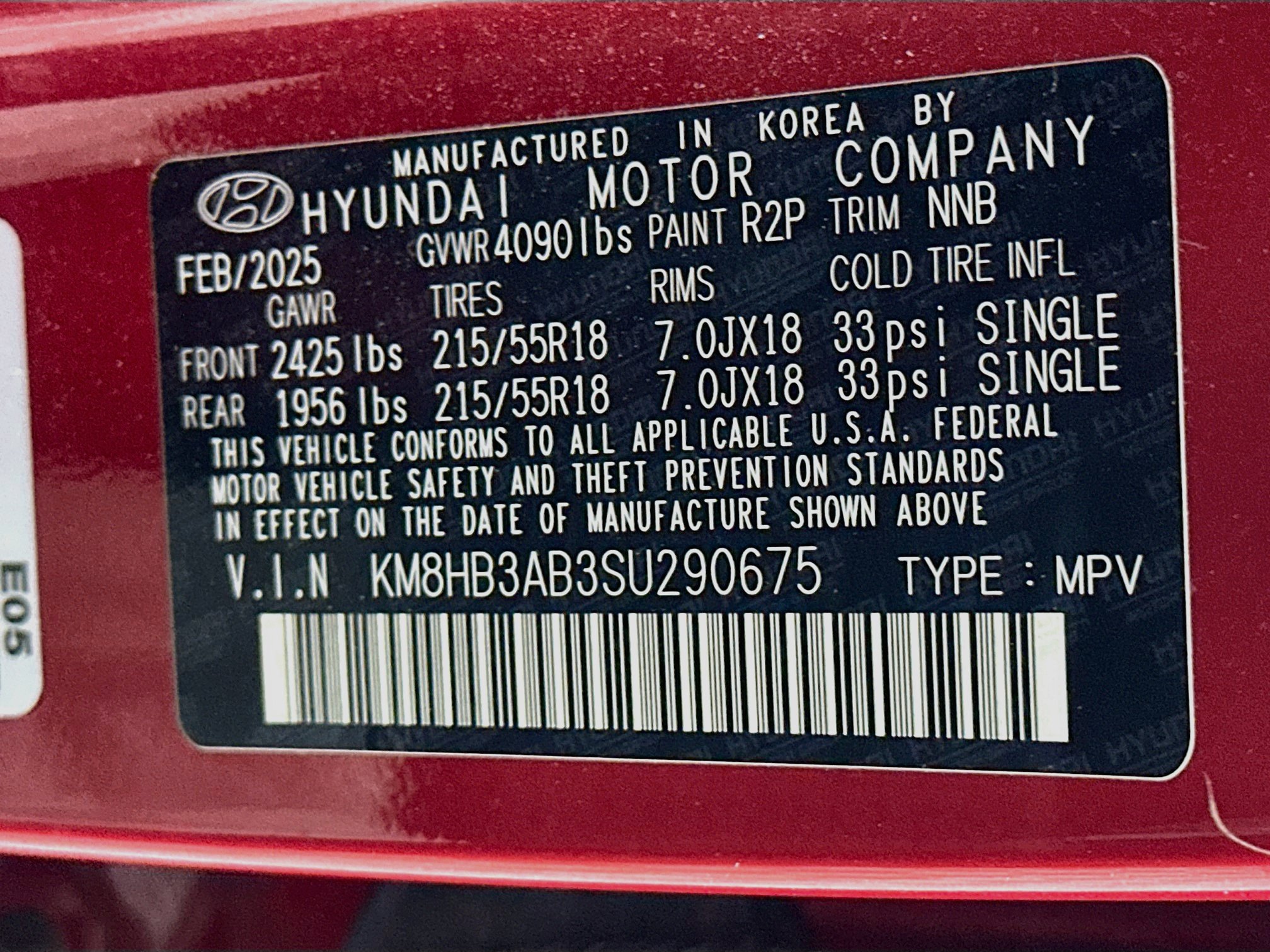 Used 2025 Hyundai Kona SEL FWD image 12