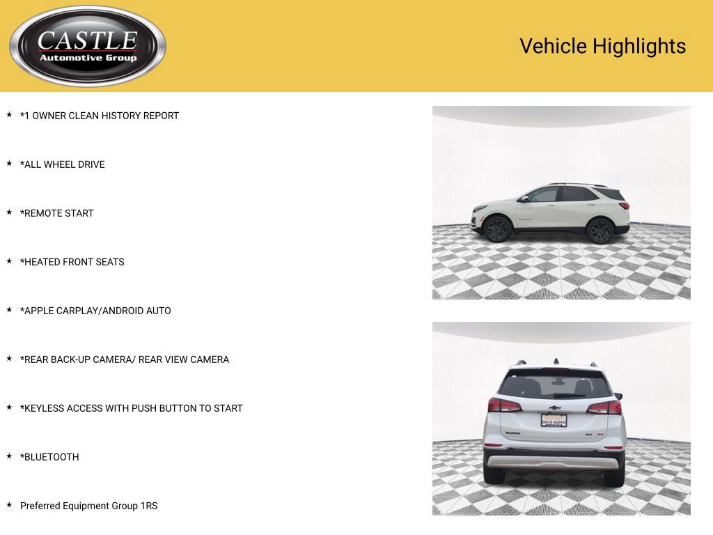Used 2023 Chevrolet Equinox RS AWD/4WD image 3