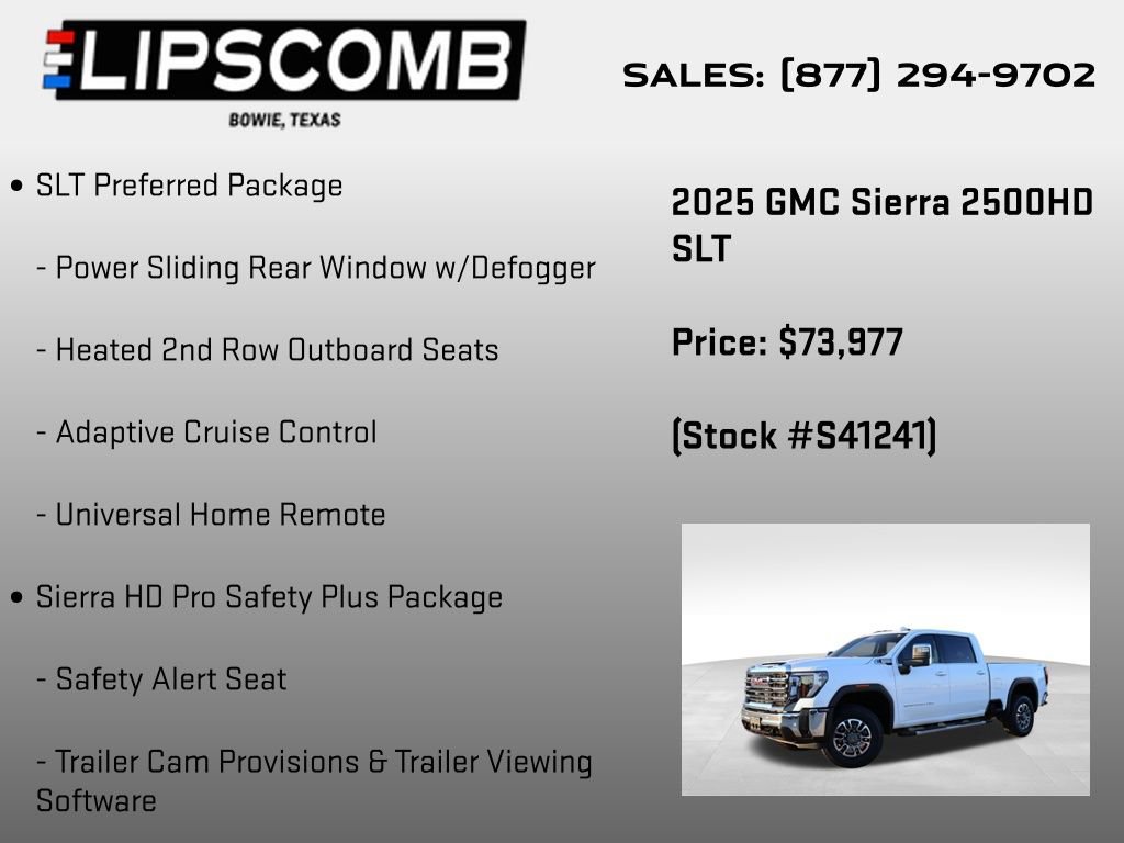 Used 2025 GMC Sierra 2500 SLT w/ Texas SLT Premium Package image 18