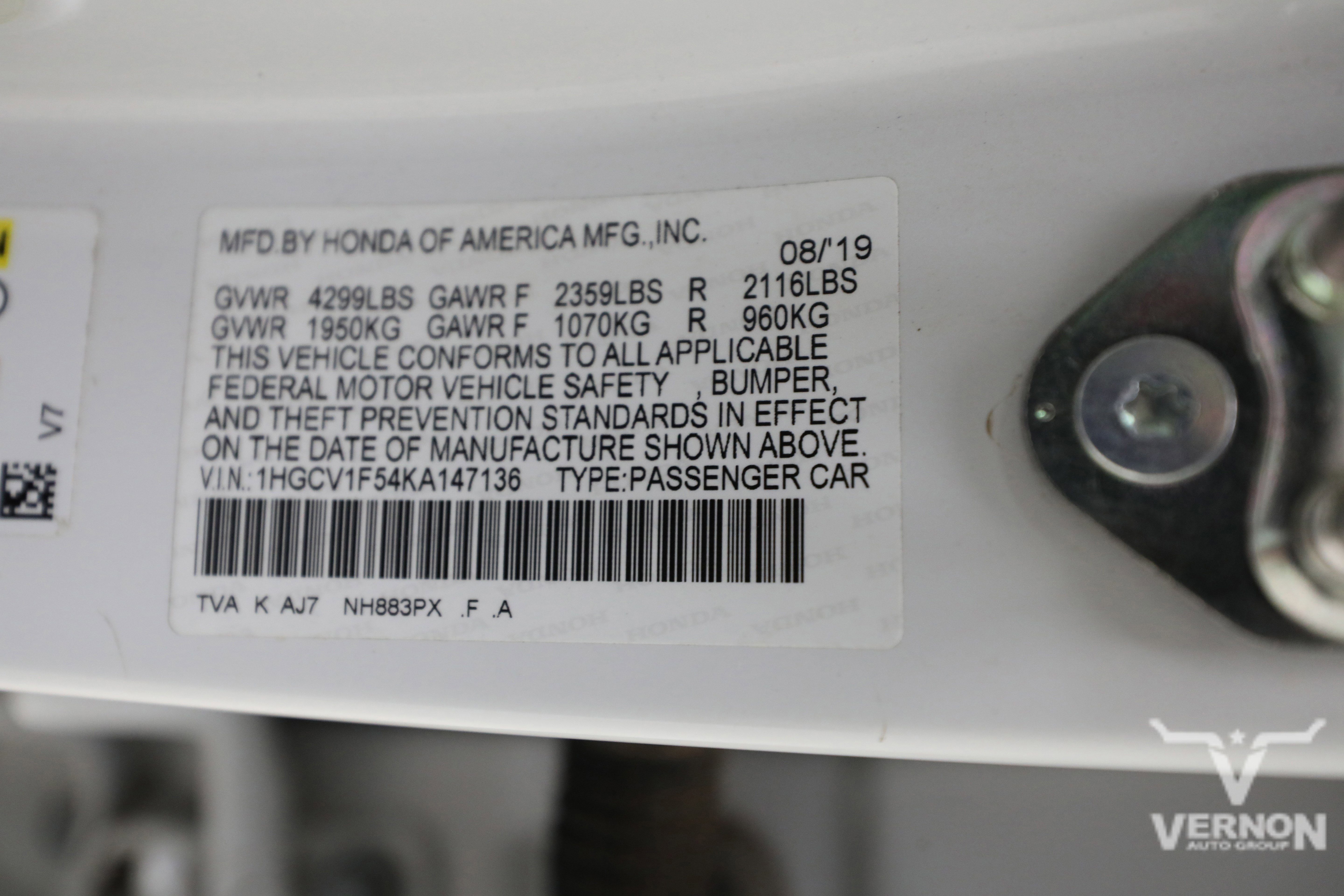 Used 2019 Honda Accord EX-L image 13