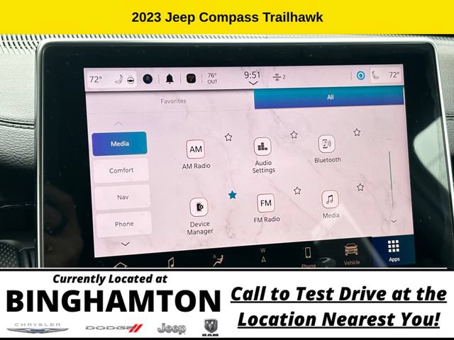Used 2023 Jeep Compass Trailhawk w/ Trailhawk Elite Group AWD/4WD image 31