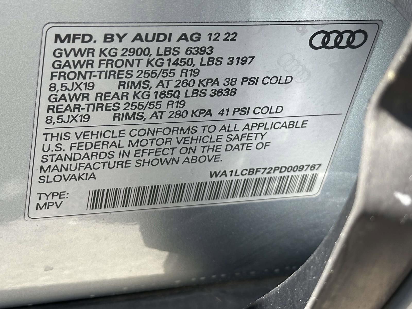 Used 2023 Audi Q7 2.0T Premium Plus w/ Premium Plus Package AWD/4WD image 28