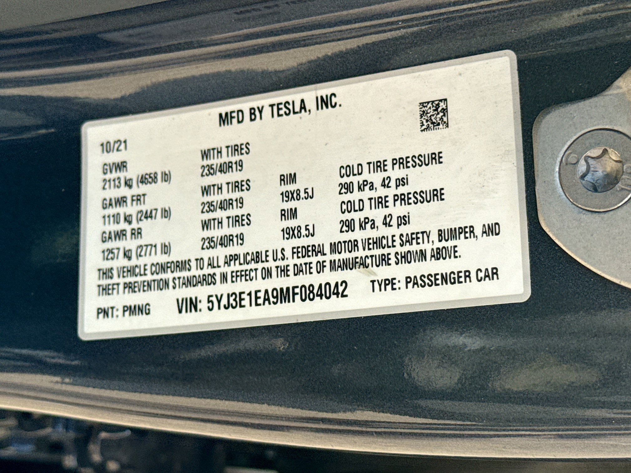 Used 2021 Tesla Model 3 Standard Range Plus image 41