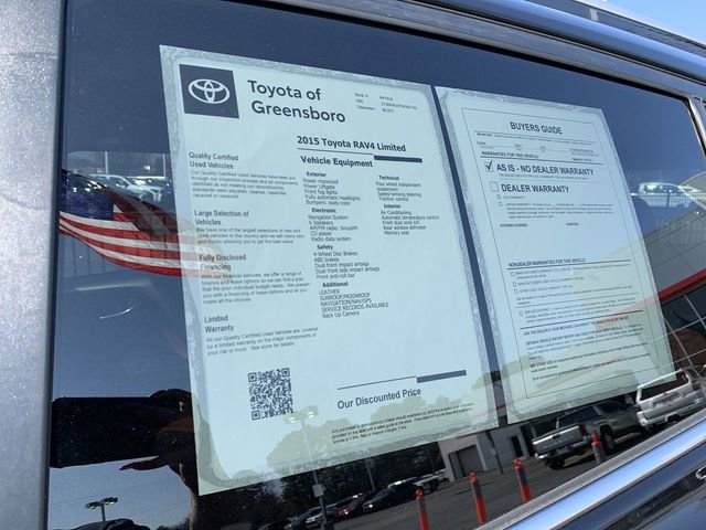 Used 2015 Toyota RAV4 Limited image 37