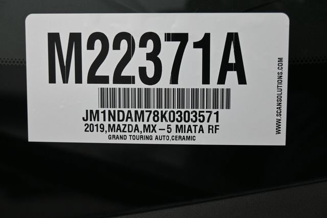 Used 2019 MAZDA MX-5 Miata RF Grand Touring RWD image 25