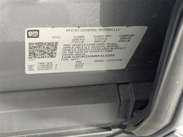 Used 2021 GMC Yukon XL SLT w/ SLT Premium Package image 47