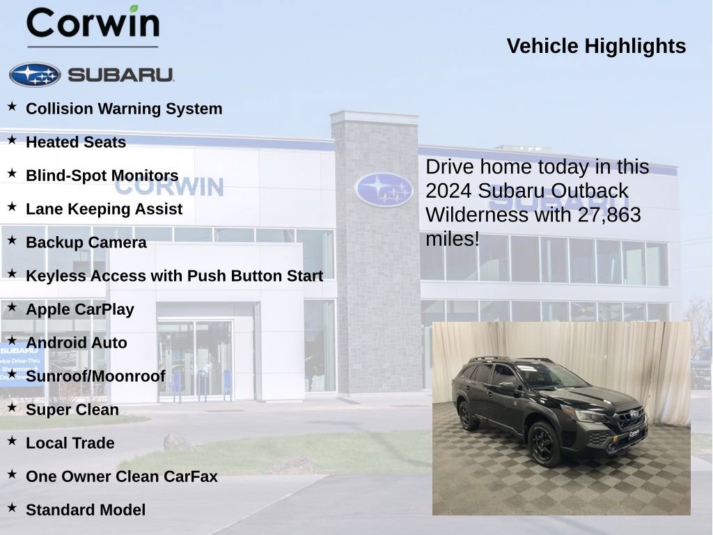 Used 2024 Subaru Outback Wilderness AWD/4WD image 6