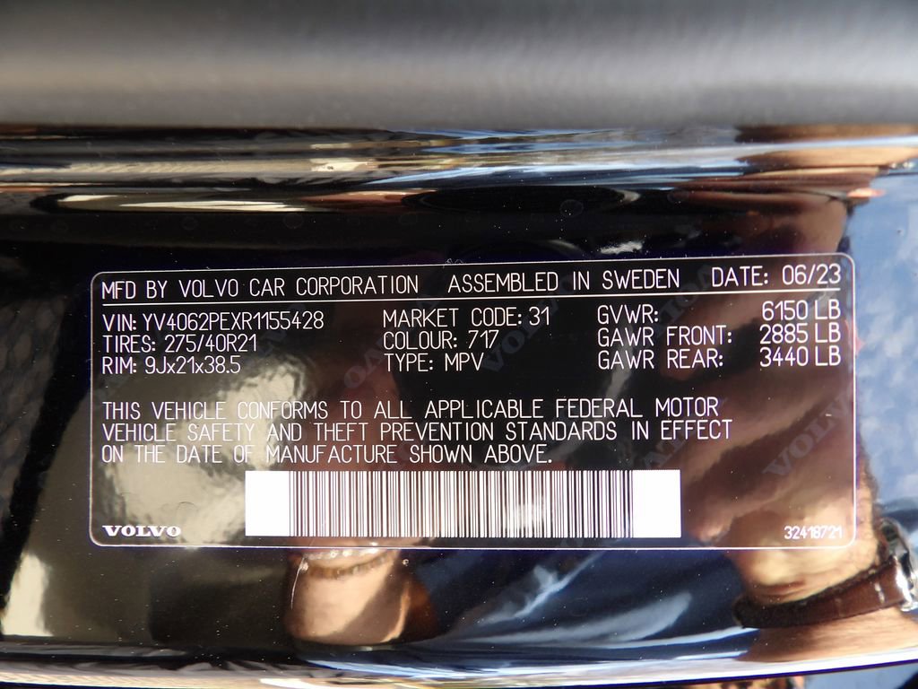 Certified 2024 Volvo XC90 B6 Plus w/ Protection Package Premier image 33