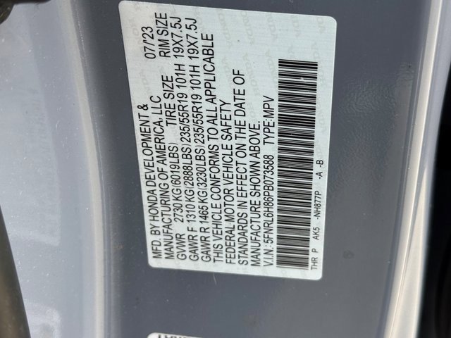 Certified 2023 Honda Odyssey Touring image 32