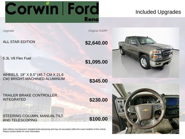 Used 2014 Chevrolet Silverado 1500 LT w/ All Star Edition AWD/4WD image 3