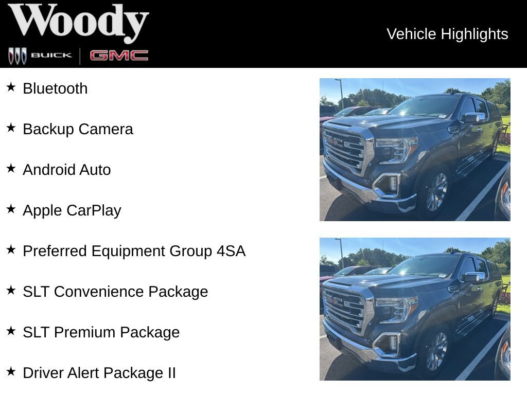 Used 2019 GMC Sierra 1500 SLT w/ SLT Premium Package AWD/4WD image 3