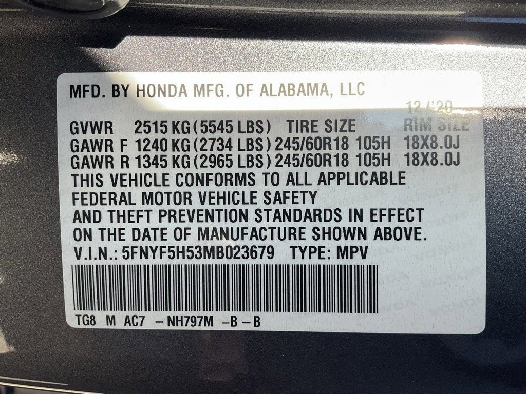 Used 2021 Honda Pilot EX-L image 23