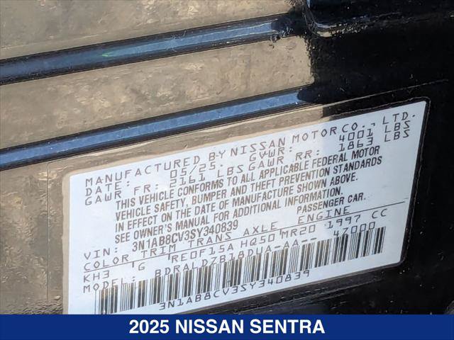 Used 2025 Nissan Sentra SV FWD image 24