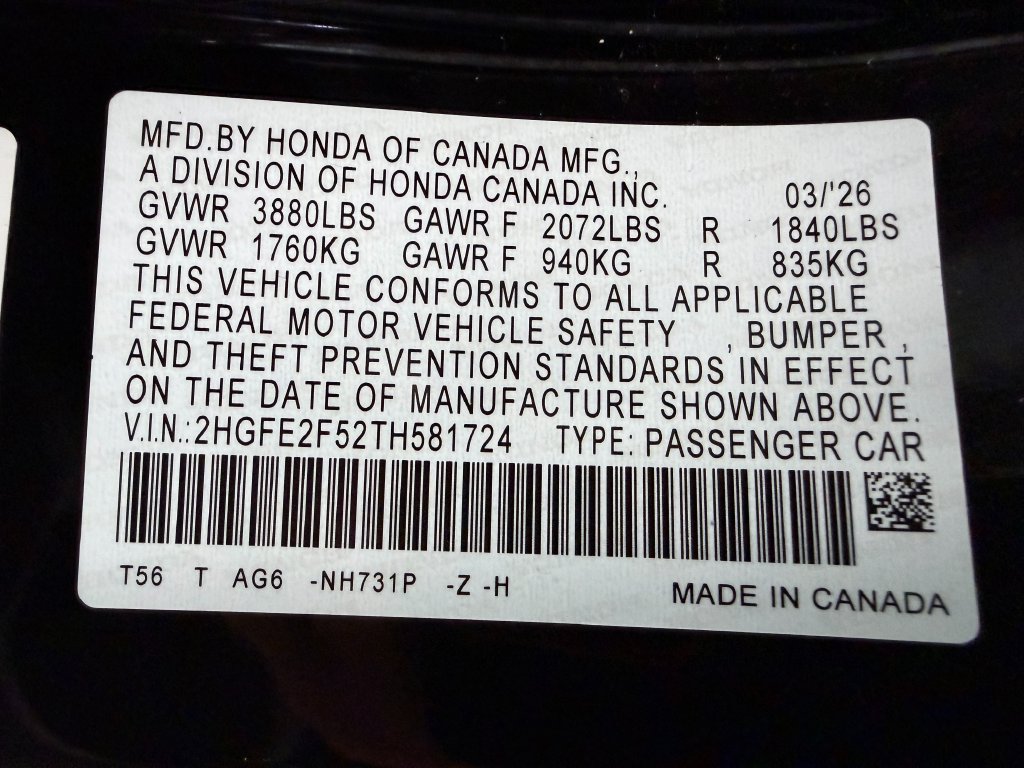 Used 2026 Honda Civic Sport image 40