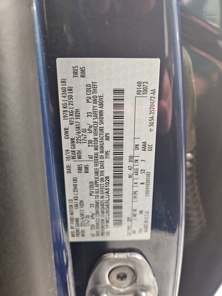 Used 2020 Ford Escape SE FWD image 30