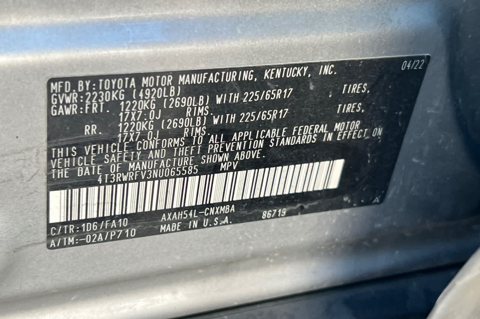 Used 2022 Toyota RAV4 XLE w/ Convenience Package AWD/4WD image 26