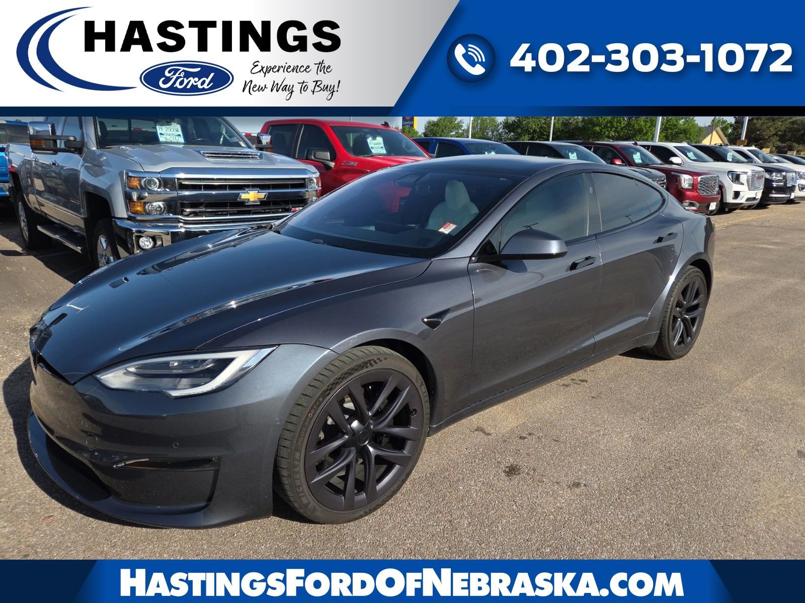 Used 2022 Tesla Model S Plaid AWD/4WD image 1