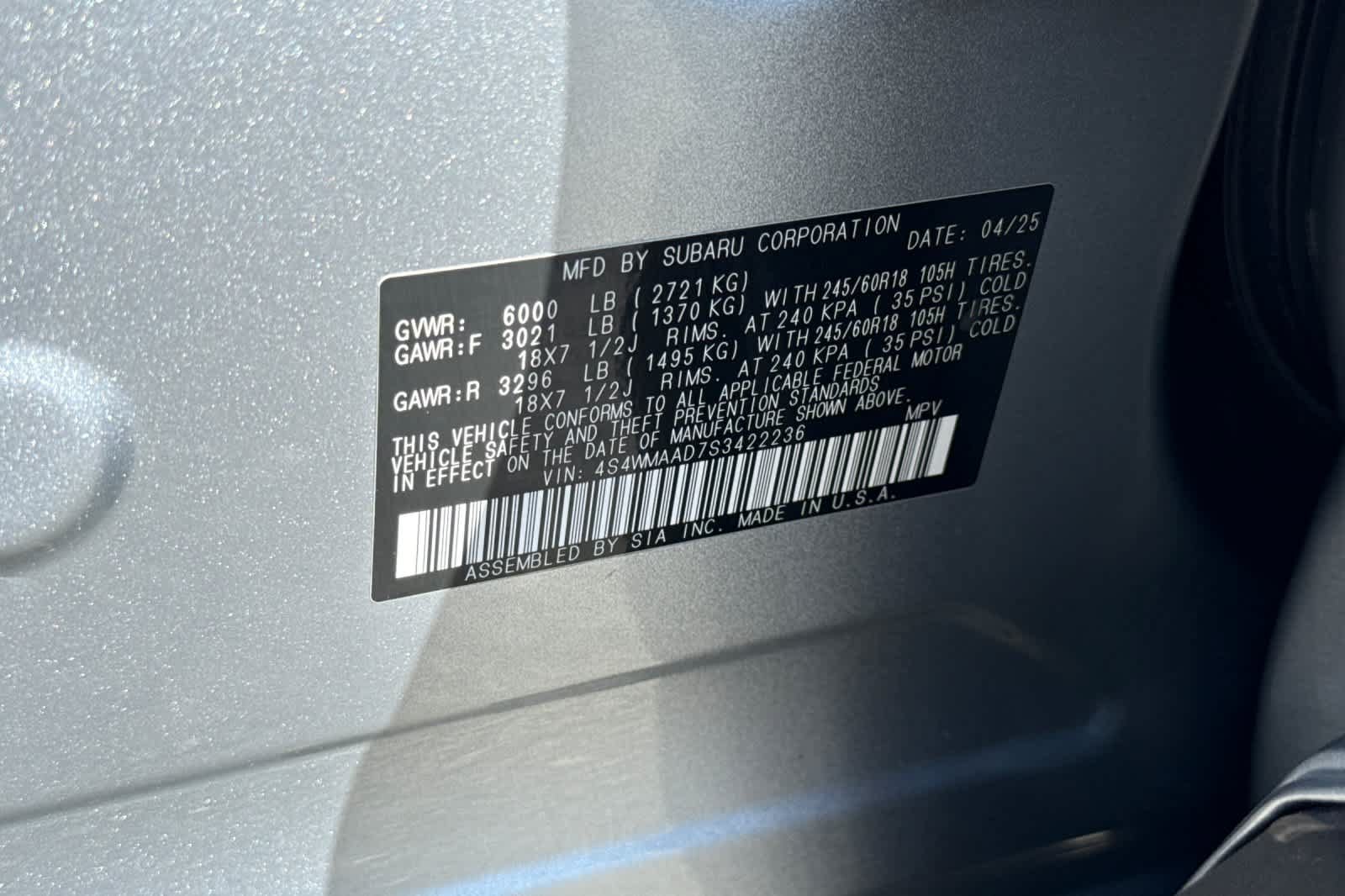 Used 2025 Subaru Ascent Premium AWD/4WD image 33