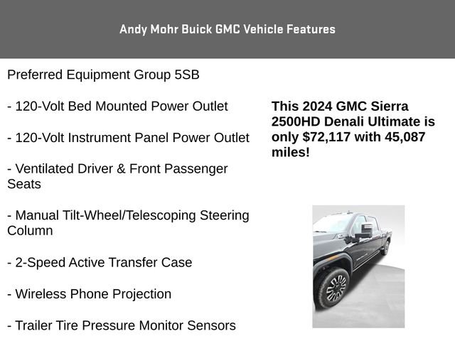 Used 2024 GMC Sierra 2500 Denali Ultimate AWD/4WD image 17