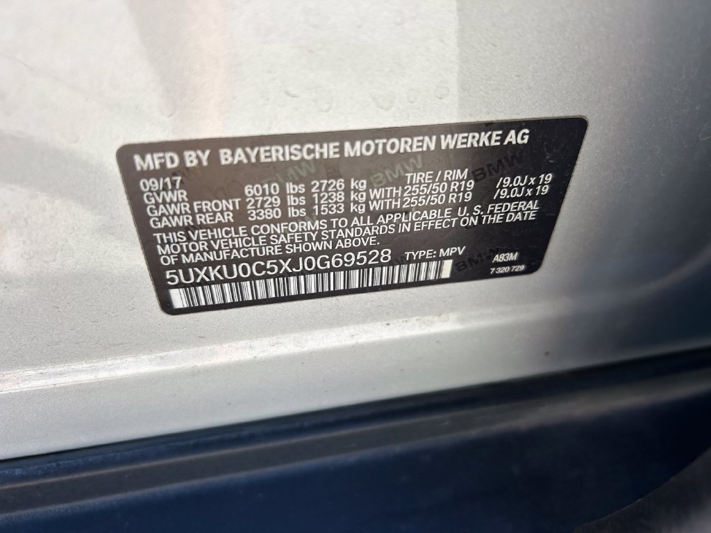 Used 2018 BMW X6 sDrive35i RWD image 10