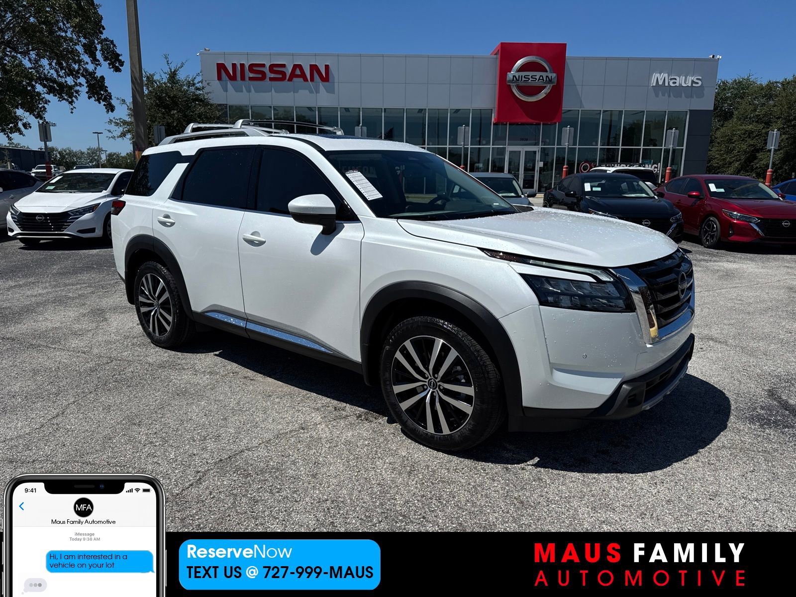New 2025 Nissan Pathfinder Platinum w/ Cargo Package
