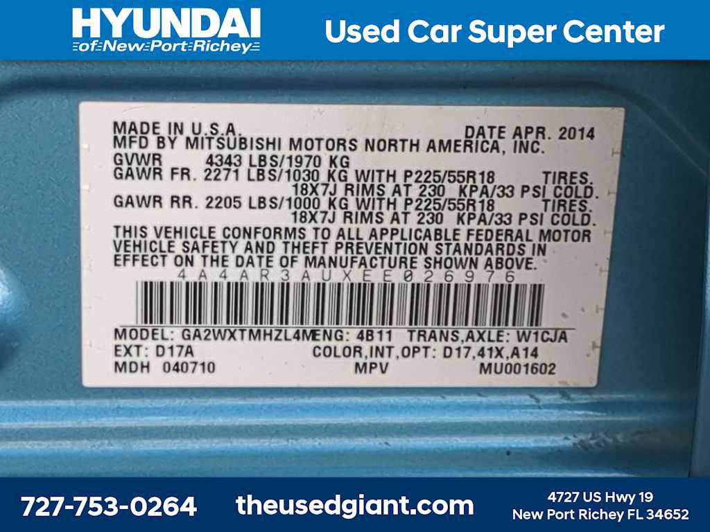 Used 2014 Mitsubishi Outlander Sport ES AWD/4WD image 28