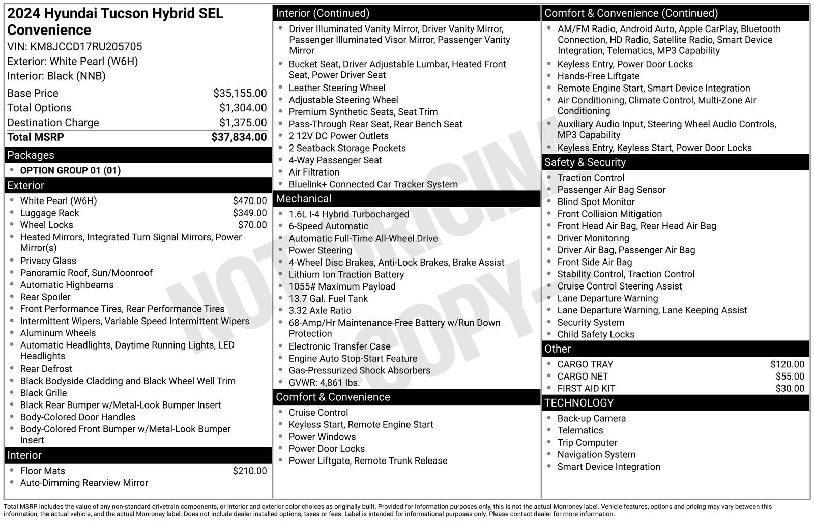 Certified 2024 Hyundai Tucson SEL AWD/4WD image 33
