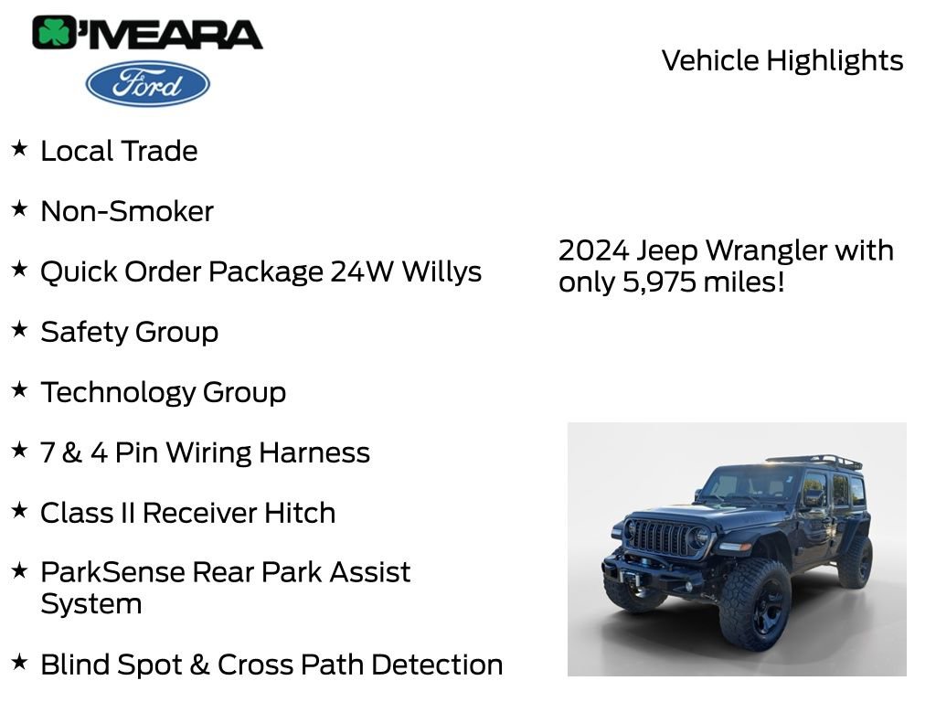 Used 2024 Jeep Wrangler Willys image 8