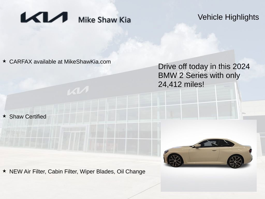 Used 2024 BMW 230i Coupe w/ Convenience Package RWD image 9