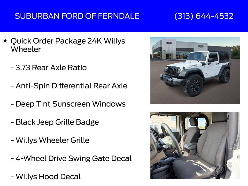 Used 2015 Jeep Wrangler Sport AWD/4WD image 9