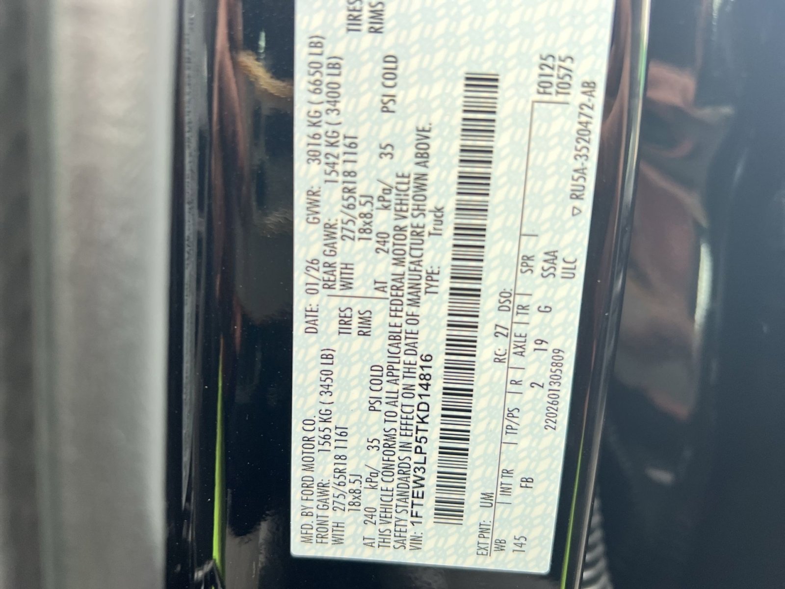 New 2026 Ford F150 XLT w/ Equipment Group 302A MID image 29