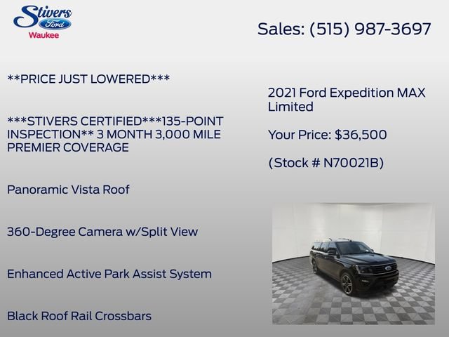 Used 2021 Ford Expedition Max Limited AWD/4WD image 28