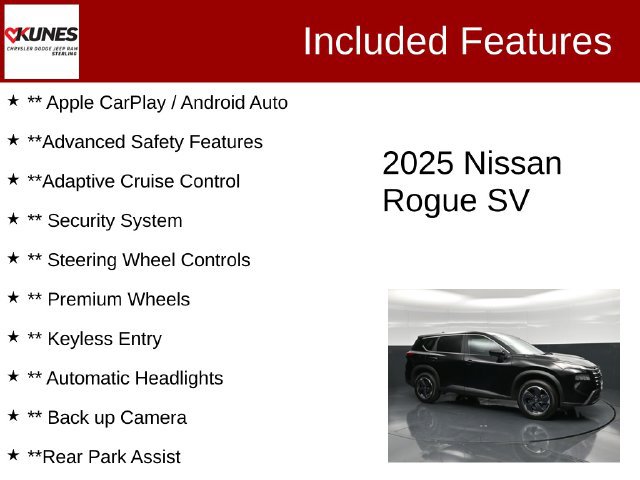 Used 2025 Nissan Rogue SV AWD/4WD image 2