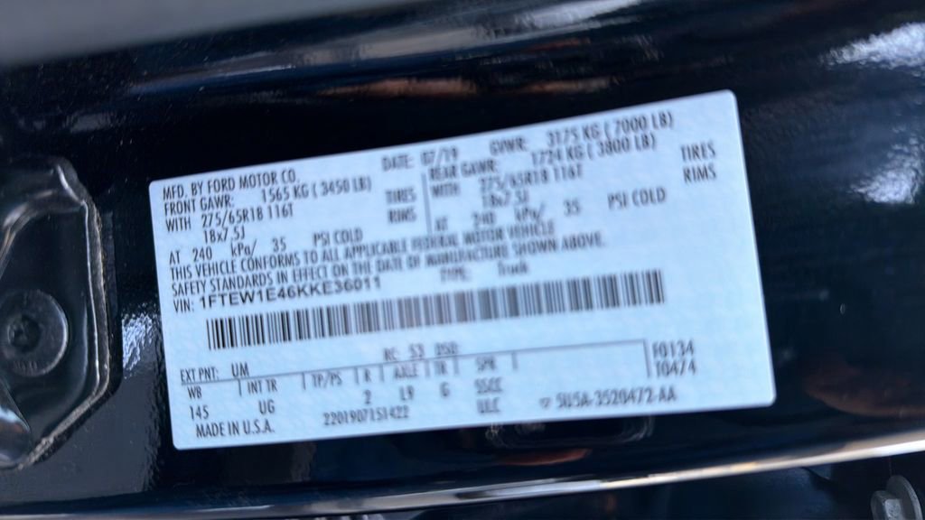 Used 2019 Ford F150 XLT w/ Equipment Group 302A Luxury image 20