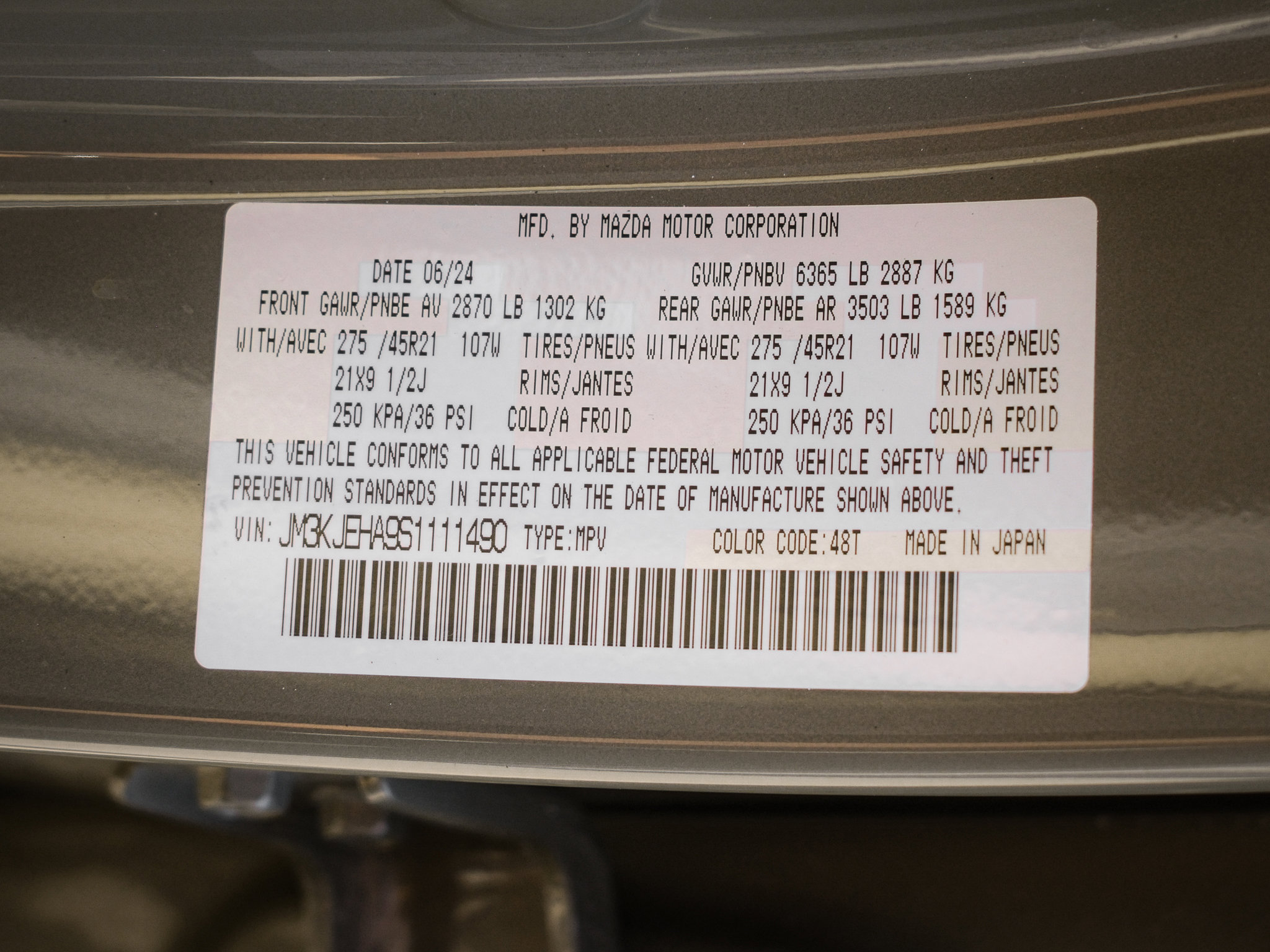 Used 2025 MAZDA CX-70 Plug-In Hybrid w/ Premium Plus image 35