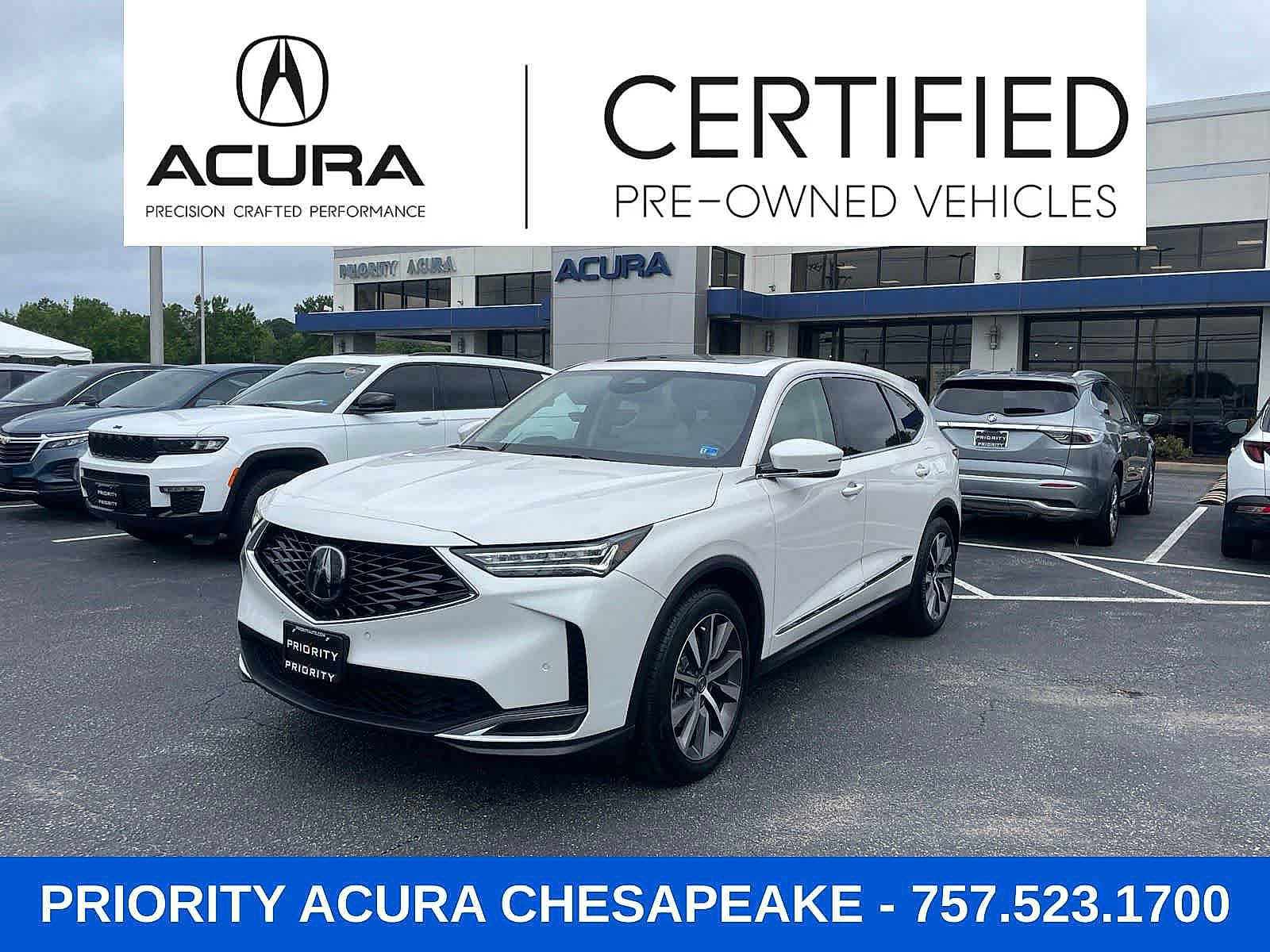 Certified 2025 Acura MDX SH-AWD w/ Technology Package