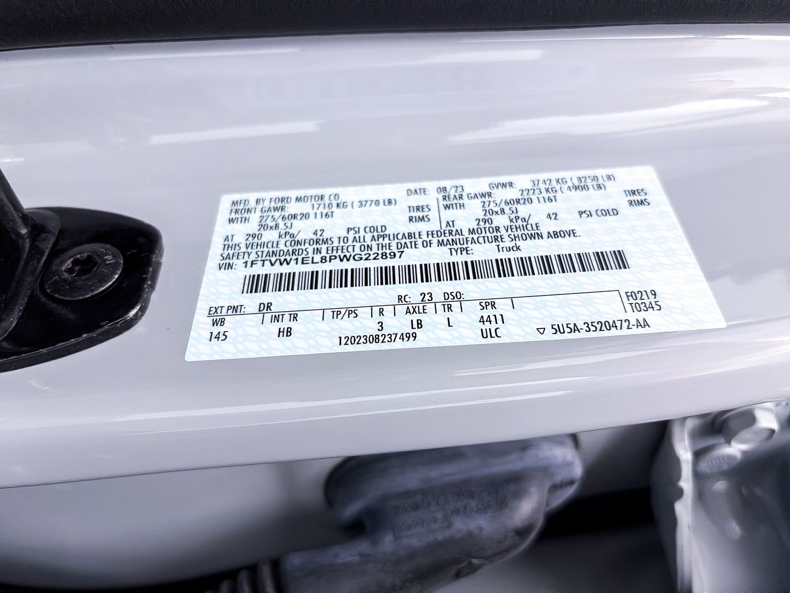 Used 2023 Ford F150 Lightning Lariat AWD/4WD image 41