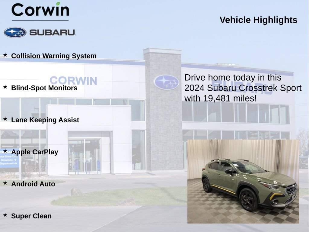 Used 2024 Subaru Crosstrek 2.5i Sport AWD/4WD image 6